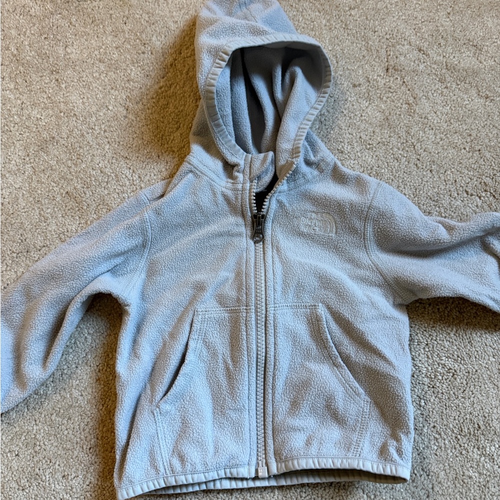 The North Face Kids Sky Blue Fleece Hoodie
